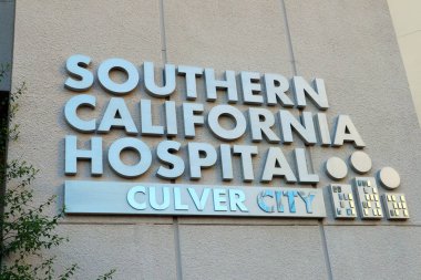 Culver City, Kaliforniya 23 Eylül 2023: Güney Kaliforniya Hastanesi 3828 Delmas Terrace, Culver City (Los Angeles County)