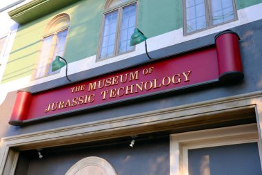 Culver City, Kaliforniya 23 Eylül 2023: The Museum of Jurassic Technology at 9341 Venedik Bulvarı, Culver City (Los Angeles County))