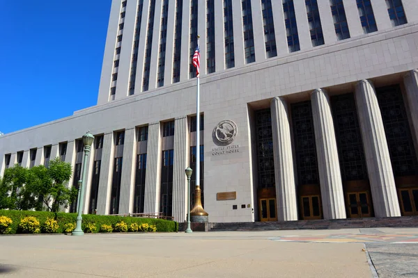 Los Angeles Califórnia Setembro 2023 United States Court House Downtown — Fotografia de Stock