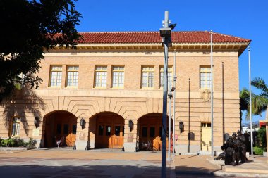 Los Angeles, Kaliforniya 26 Eylül 2023 Los Angeles İtfaiye Müzesi 27, 1355 N, Cahuenga Bulvarı, Los Angeles