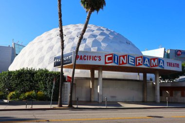 Hollywood (Los Angeles), Kaliforniya 26 Eylül 2023: The Dome Entertainment Centre, Cinerama Dome 6360 Sunset Bulvarı, Los Angeles