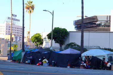 Los Angeles, Kaliforniya 26 Eylül 2023: Los Angeles 'ta evsiz evleri