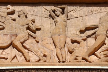 San Francisco, Kaliforniya 21 Ekim 2023 Güzel Sanatlar Sarayı Ayrıntıları