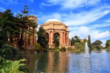 San Francisco, Kaliforniya 21 Ekim 2023 Güzel Sanatlar Sarayı Ayrıntıları 