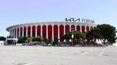 Inglewood (Los Angeles), Kaliforniya 6 Kasım 2023: KIA FORUM (The Forum), 3900 W. Manchester Bulvarı 'nda bulunan çok amaçlı bir kapalı arena. Inglewood