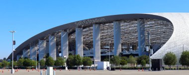 Inglewood (Los Angeles), Kaliforniya 6 Kasım 2023: SoFi Stadyumu, Spor ve Eğlence Stadyumu 1001 Inglewood Stadyumu 'nda yer almaktadır.