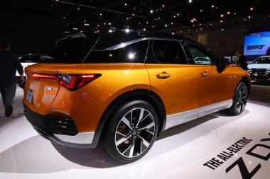 Los Angeles, Kaliforniya 17 Kasım 2023 ACURA ZDX AWD Tipi S 2023 Los Angeles Otomobil Fuarı. Los Angeles Otomobil Fuarı Kuzey Amerika 'daki en büyük otomobil fuarlarından biridir.