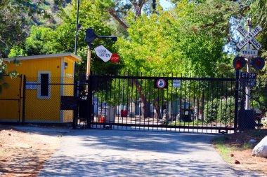 Los Angeles, California  October 3, 2023: Los Angeles Live Steamers Railroad Museum, railroad history and scale model railroad technology, located in Griffith Park, Los Angeles