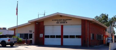 La Puente (Los Angeles), Kaliforniya 14 Ekim 2023: Los Angeles PUENTE Şehri İtfaiye İstasyonu 26