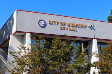 Endüstri (Los Angeles), Kaliforniya 14 Ekim 2023: Endüstri Belediyesi 15625 Belediye Başkanı Dave Way