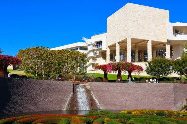 Los Angeles, California - 2 Kasım 2023: 1200 Getty Center Dr, Los Angeles 'taki Getty Center Müzesi