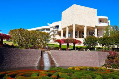 Los Angeles, California - 2 Kasım 2023: 1200 Getty Center Dr, Los Angeles 'taki Getty Center Müzesi