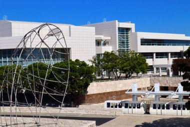 Los Angeles, California - 2 Kasım 2023: 1200 Getty Center Dr, Los Angeles 'taki Getty Center Müzesi