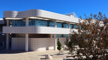 Los Angeles, California - 2 Kasım 2023: 1200 Getty Center Dr, Los Angeles 'taki Getty Center Müzesi