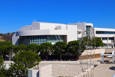 Los Angeles, California - 2 Kasım 2023: 1200 Getty Center Dr, Los Angeles 'taki Getty Center Müzesi