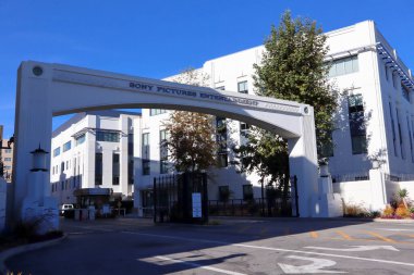 Culver City, California - 21 Kasım 2023: Sony Pictures Studios, Amerikan televizyon ve film stüdyosu