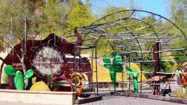 Los Angeles, Kaliforniya - 3 Kasım 2023 Los Angeles Hayvanat Bahçesi ve Botanik Bahçeleri 5333 Hayvanat Bahçesi, Dr, Los Angeles