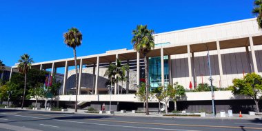 Los Angeles, Kaliforniya - 7 Ekim 2023: BROAD Müzesi 221 S Grand Ave, Los Angeles