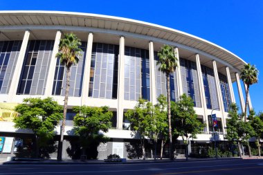 Los Angeles, Kaliforniya - 7 Ekim 2023: The Music Center, Dorothy Chandler Pavilion, Los Angeles 135 N Grand Ave 'de yer alan Los Angeles Operası