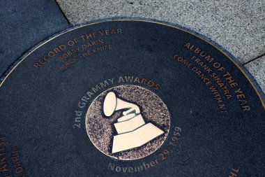 Los Angeles, California - 7 Ekim 2023: The Grammy Walk of Fame - 2. Grammy Ödülleri 1960: BOBBY DARIN ve FRANK SINATRA 