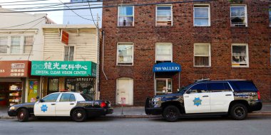 San Francisco, California - 25 Ekim 2023 San Francisco Polis Departmanı