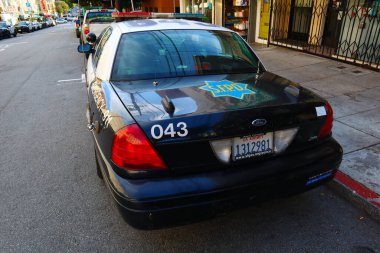 San Francisco, California - 25 Ekim 2023 San Francisco Polis Departmanı