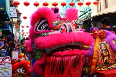 San Francisco, California - 21 Ekim 2023: Çin Mahallesi, San Francisco 'daki Çin etnik mahallesi