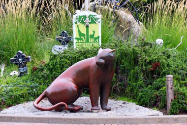 San Francisco, California - 25 Ekim 2023 San Francisco Hayvanat Bahçesi Sloat Bulvarı ve Yukarı Büyük Hwy 'de yer almaktadır.