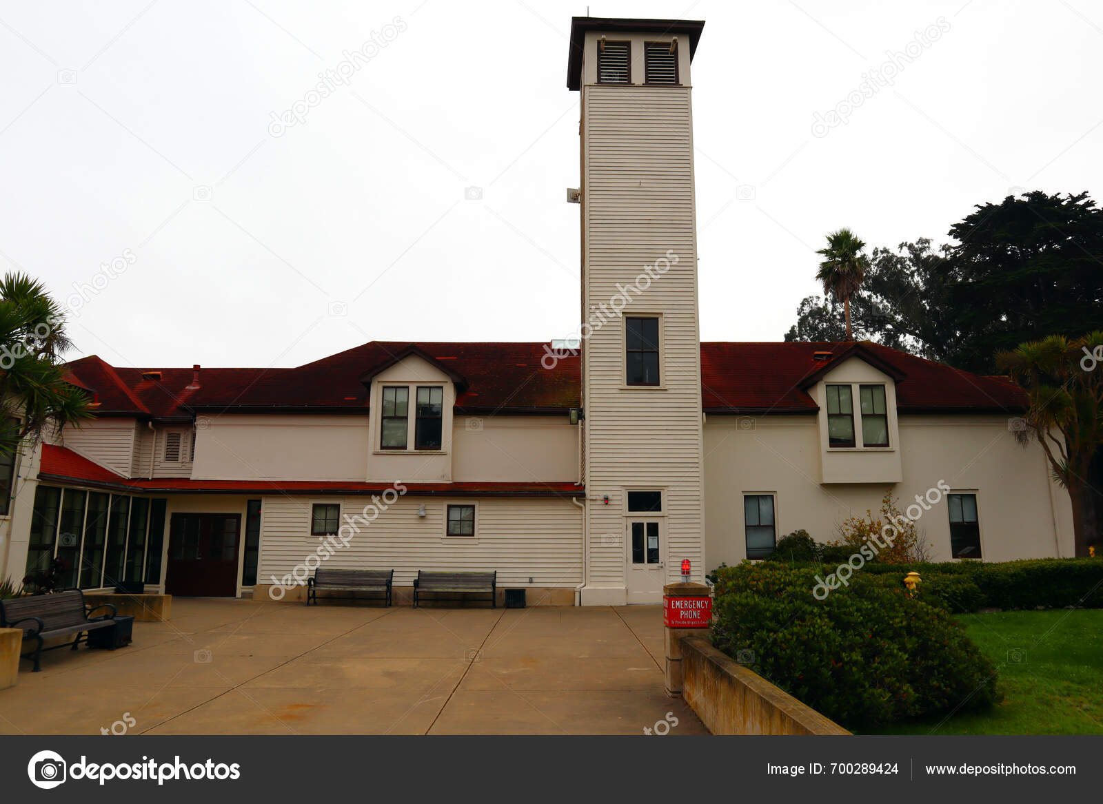 San Francisco California October 2023 Presidio Fire Department Located ...