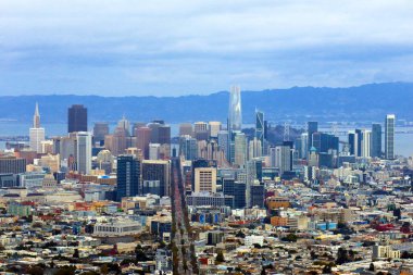 San Francisco, California: San Francisco 'nun Twin Peaks' ten ufuk çizgisi