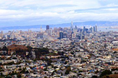 San Francisco, California: San Francisco 'nun Twin Peaks' ten ufuk çizgisi