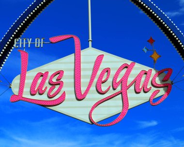 Las Vegas, Nevada - 7 Aralık 2023 Las Vegas, Nevada: Las Vegas Bulvarı Kapısı Kemerleri Las Vegas şehir merkezinde
