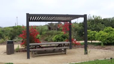 Los Angeles, Kaliforniya: Kenneth Hahn Eyalet Rekreasyon Bölgesi 'ndeki Doris Japon Bahçesi. Los Angeles 'ın Baldwin Hills Dağları' ndaki Kaliforniya Eyalet Parkı birimi.