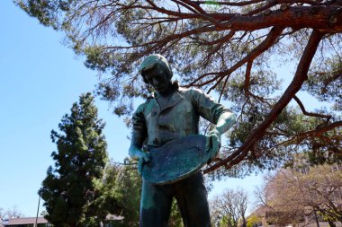 Los Angeles, California - 6 Mayıs 2024: Kamu Sanatı 