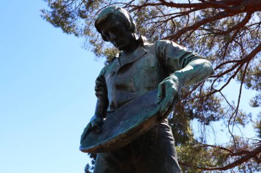 Los Angeles, California - 6 Mayıs 2024: Kamu Sanatı 