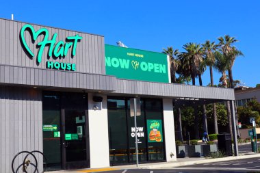 Hollywood, Los Angeles, California - 20 Temmuz 2024: Hart House, fast food restoranı 6800 Sunset Bulvarı, Los Angeles