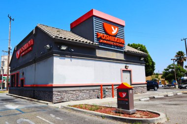 Los Angeles, California - July 9, 2024: YOSHINOYA Japanese Kitchen Fast Food Restaurant clipart