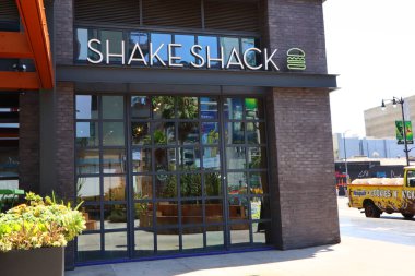 Hollywood, Los Angeles, Kaliforniya 16 Temmuz 2024 Shake Shack fast food restoranı