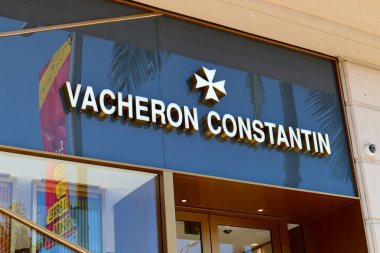 Beverly Hills, California - 18 Temmuz 2024: Rodeo Drive, Beverly Hills 'deki VACHERON ConSTANTIN Moda Dükkanı