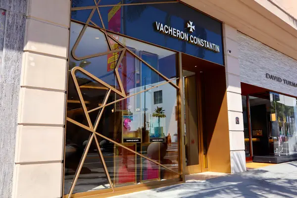 stock image Beverly Hills, California - July 18, 2024: VACHERON CONSTANTIN fashion store on Rodeo Drive, Beverly Hills