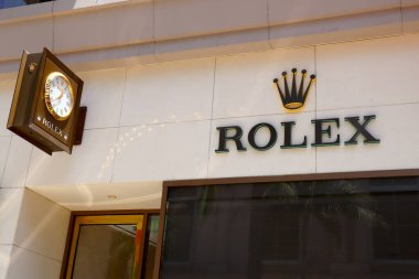 Beverly Hills, California - 30 Mayıs 2023: Rodeo Drive, Beverly Hills 'deki ROLEX mağazası