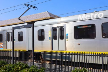 Arcadia, LA County, California 14 Mayıs 2024: Los Angeles Metro Tren İstasyonu Arcadia Metro İstasyonu