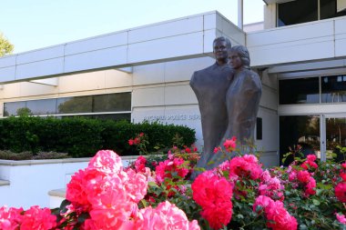 Arcadia, LA County, California - 14 Mayıs 2024: Arcadia Polis Departmanı 250 W. Huntington Drive, Arcadia, Kaliforniya