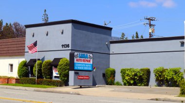 Monrovia, LA County, California - 19 Mayıs 2024: LIMA Auto Tamir, 1136 S Myrtle Bulvarı, Monrovia
