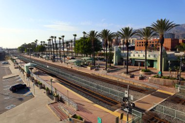 Burbank, LA County, California - 18 Haziran 2024: Burbank Merkez İstasyonu 201 Kuzey Front Caddesi, Burbank