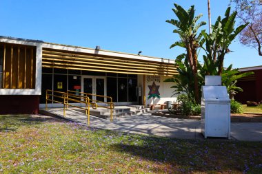 Burbank, LA County, California - 28 Mayıs 2024: Doğu Los Angeles Şerif Karakolu 5019 E 3. Cadde, Doğu Los Angeles, Kaliforniya