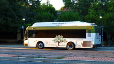 Thousand Oaks, Ventura County, California - June 24, 2024: TOB, Thousand Oaks Transit Bus clipart