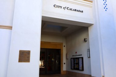 Calabasas, LA County, California - 24 Haziran 2024: Calabasas Şehir Merkezi