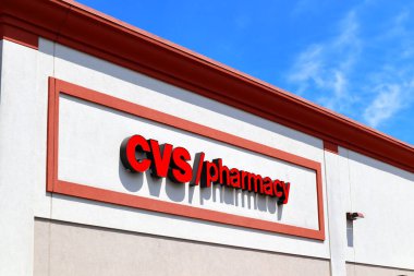 Temple City, LA County, California - 9 Haziran 2024: CVS Eczane, Amerikan perakende ve sağlık şirketi