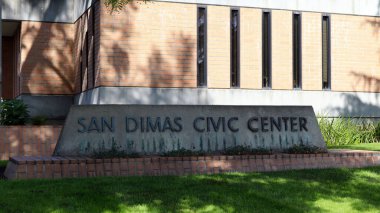 San Dimas, Kaliforniya - 1 Şubat 2025: San Dimas Şehir Merkezi, Los Angeles